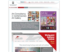 Tablet Screenshot of contemporary-art-holdings.co.uk